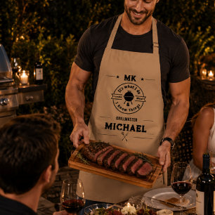 It's What I Do I Smoke Meat & I Know Things Funny Standard Apron