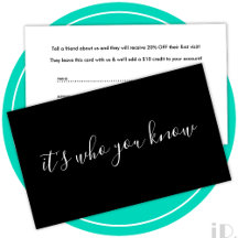 it's who you know referral program