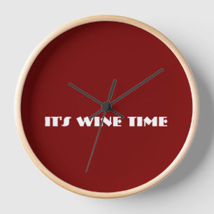 It's Wine Time Clock