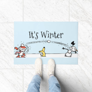 It's Winter  Doormat