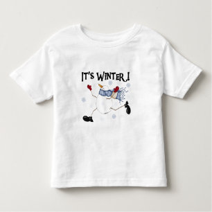 It's  Winter Snowman Holidays Toddler T-Shirt