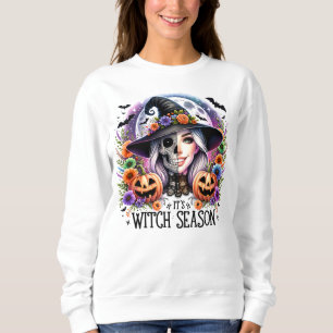 It's Witch Season Halloween Sweatshirt