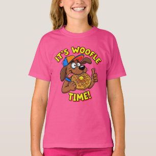 It's Woofle Time Dog Wordplay T-Shirt