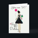 **IT'S YOUR BIRTHDAY!!!!** **20th** Card<br><div class="desc">IT IS ****YOUR 20th BIRTHDAY**** NO MORE "TEEN DAYS" FOR HER... ..A DAY FOR YOU TO DO "WHATEVER" MAKES YOU **HAPPY** AND THANKS FOR STOPPING BY 1 OF MY 9 STORES :) IF YOU WISH YOU COULD CHANGE IT TO ANYONE ELSE YOU WOULD NEED IT TO BE AND YOU CAN...</div>