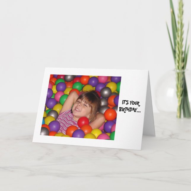 IT'S YOUR BIRTHDAY. CARD (Front)