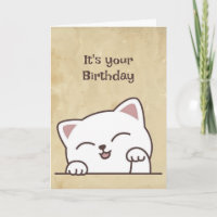 It's Your Birthday Fun Cat I Love You