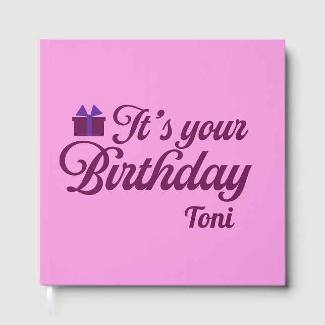 It's Your Birthday Guest Book (Front)