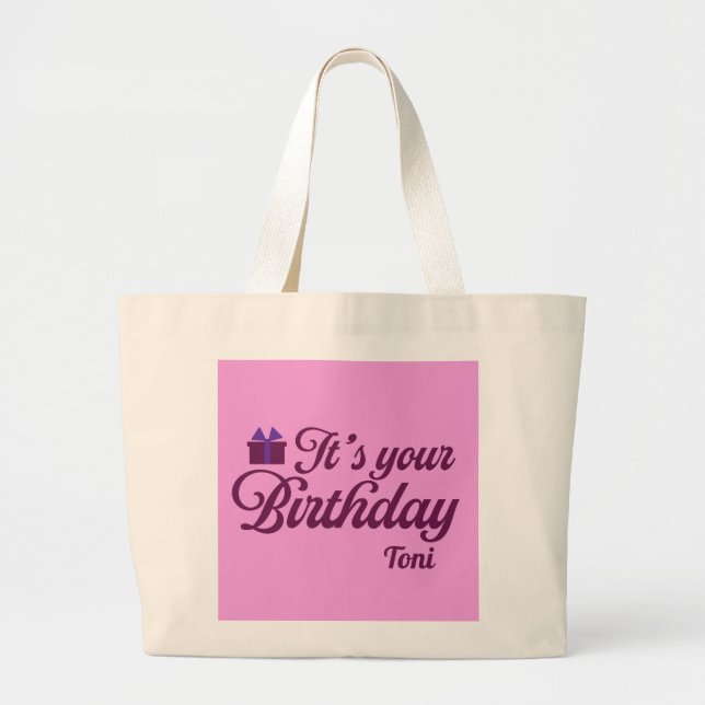 It's Your Birthday Tote Bag (Front)