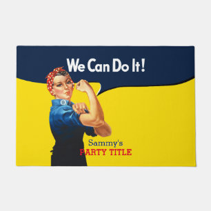 It's Your Custom Rosie Party Personalise This Doormat