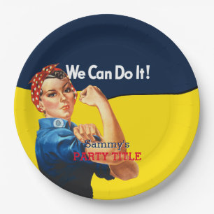 It's Your Custom Rosie Party Personalise This Paper Plate