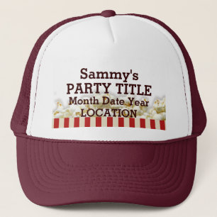It's Your Personalised Party Hat Popcorn Style