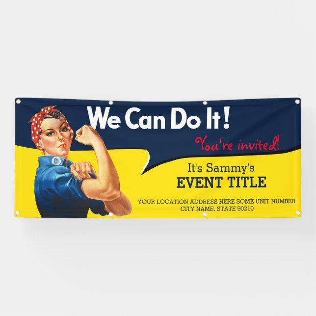 It's Your Personalised Rosie Event Supply Banner (Horizontal)