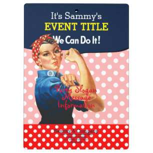 It's Your Personalised Rosie Party Supply Clipboard