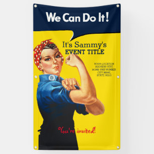 It's Your Personalised Rosie Party vertical sign