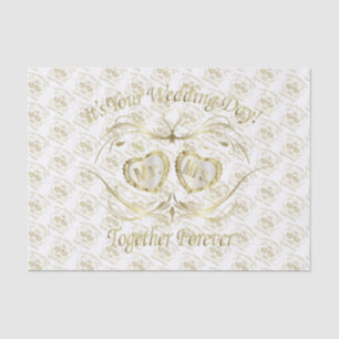 It's Your Wedding Day - Gold Tissue Paper