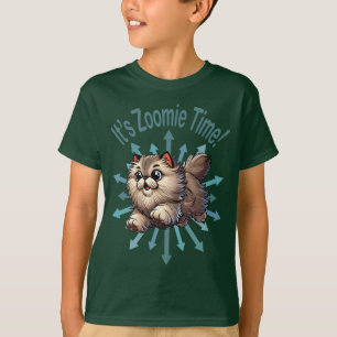It's Zoomie Time Persian Cat T-Shirt