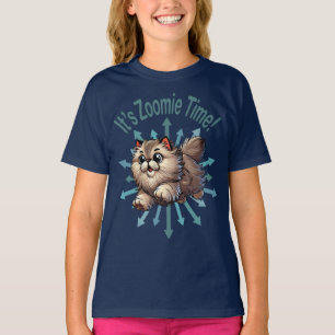 It's Zoomie Time Persian Cat T-Shirt