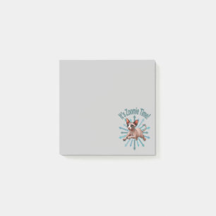 It's Zoomie Time Sphynx Cat Post-it Notes