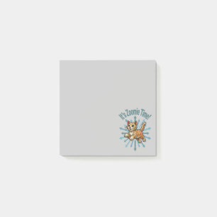 It's Zoomie Time Tiger Cat Post-it Notes