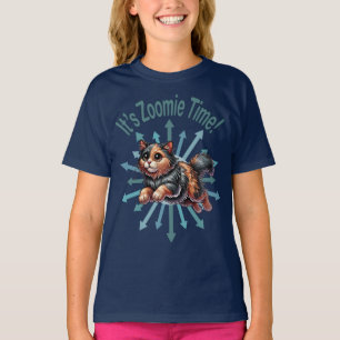 It's Zoomie Time Tortoise Shell Cat T-Shirt