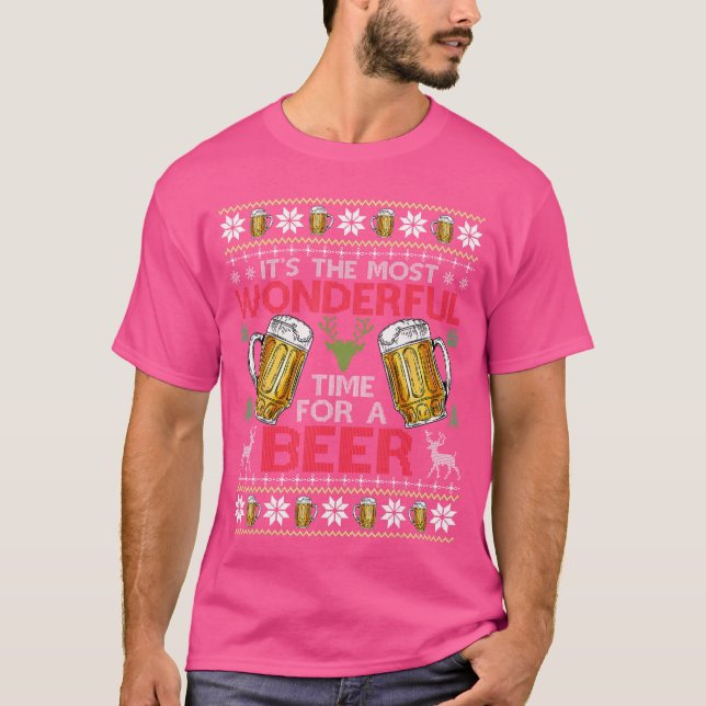 Itshe Most Wonderfulime for A Beer Christmas Sweat T-Shirt (Front)
