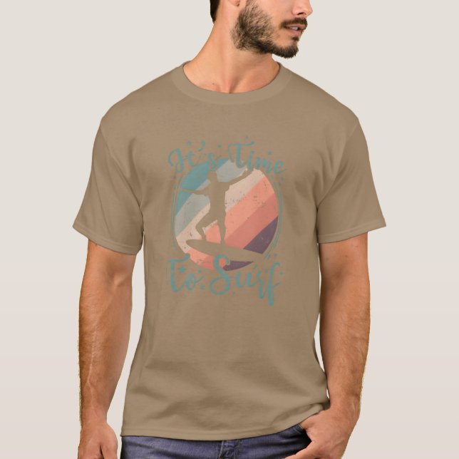 Itsime to Surf Sport Water gift T-Shirt (Front)