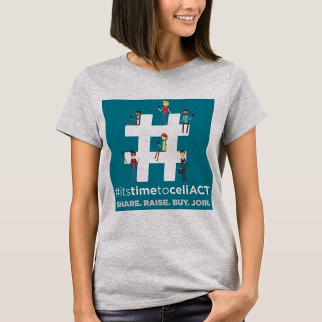 #ItsTimeToCeliACT Tee (Front)