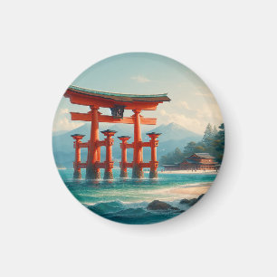 Itsukushima Torii, Itsukushima shrine, Miyajima Magnet