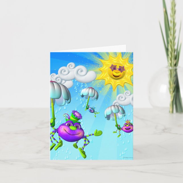 Itsy Bitsy Spider Note Card (Front)