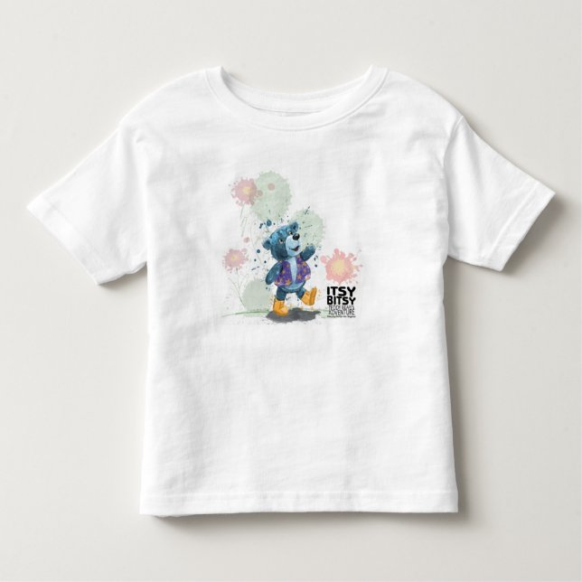 Itsy Bitsy Teddy Bear Willie Toddler T-Shirt (Front)