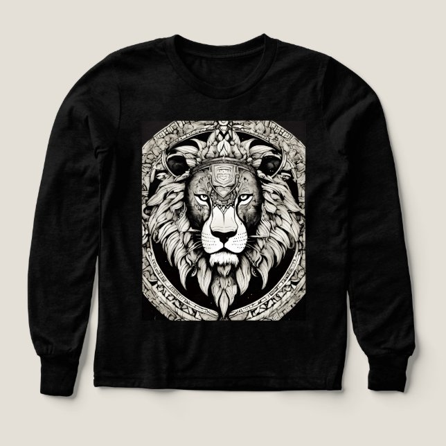 ittle King Lion T-Shirt – Fun Style for Kids (Design Front)