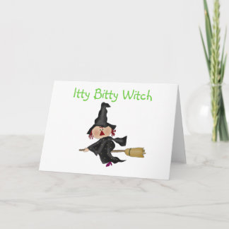 Itty Bitty Witch Tshirts and Gifts Card