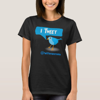 iTweet Twitter Blue Bird Ladies Tees