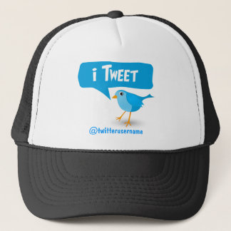 iTweet Twitter Cute Blue Bird Hat