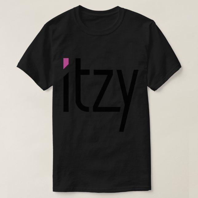 itzy logo Sticker T-Shirt (Design Front)