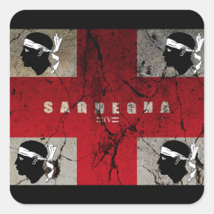 IV - SARDEGNA cst Square Sticker