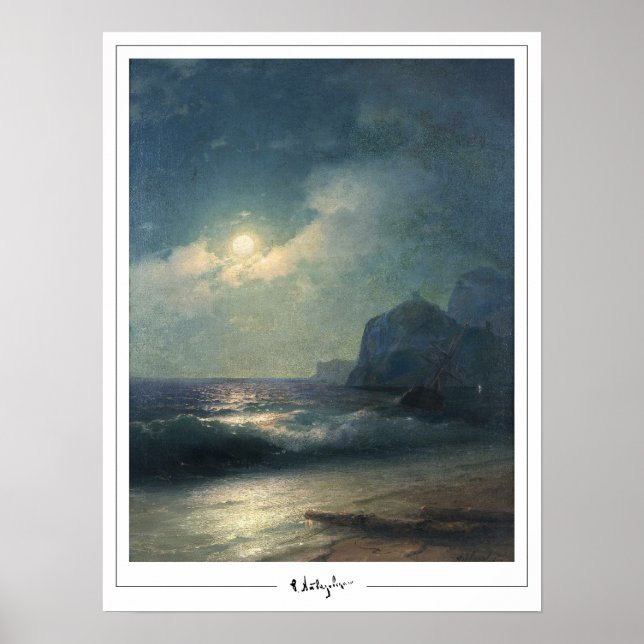 Ivan Aivazovsky Zedign Art Poster #204 (Front)