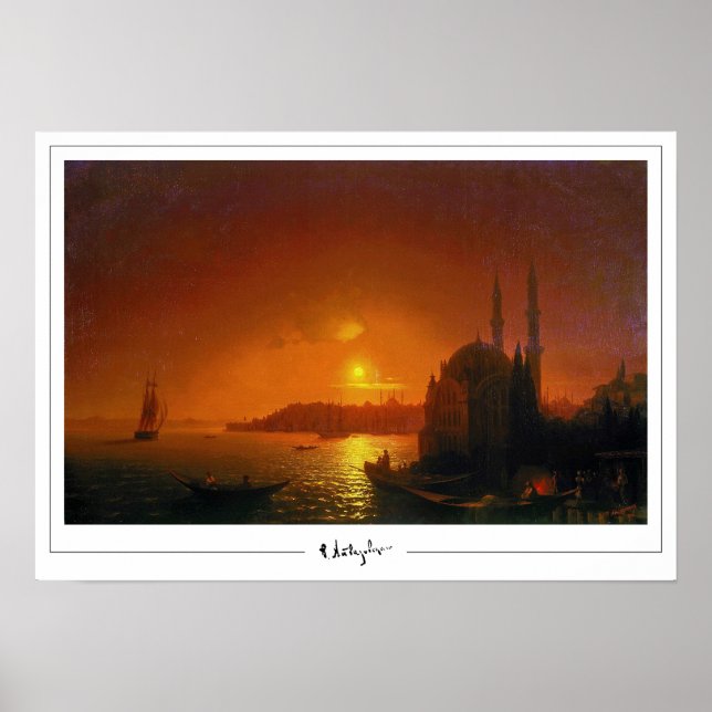 Ivan Aivazovsky Zedign Art Poster #321 (Front)