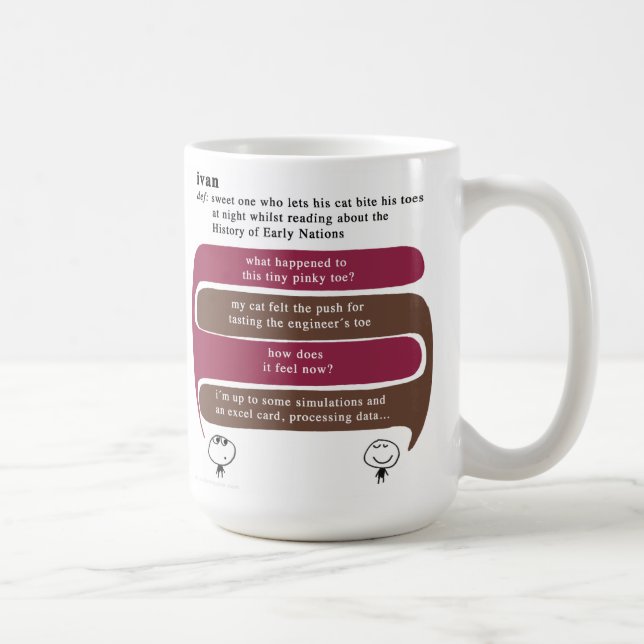 ivan coffee mug (Right)