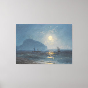 Ivan Konstantinovich Aivazovsky - Moonlight Canvas Print