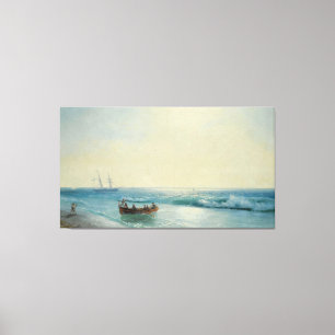 Ivan Konstantinovich Aivazovsky - Sailors Coming  Canvas Print