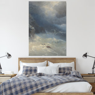 Ivan Konstantinovich Aivazovsky - The storm  Canvas Print