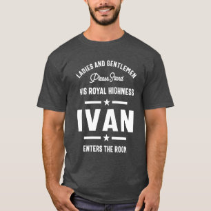 Ivan Personalised Name Birthday Gift T-Shirt