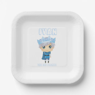 Ivan the ice prince paper plates