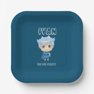 Ivan the ice prince paper plates