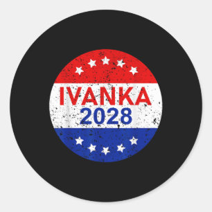 Ivanka 2028 classic round sticker