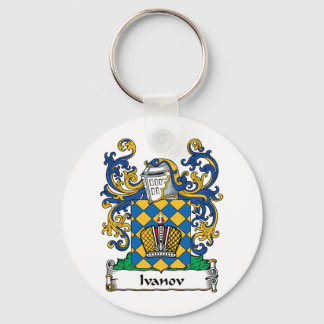 Ivanov Family Crest Key Ring