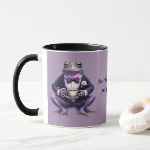 I've already been kissed Purple Frog Coffee Mug