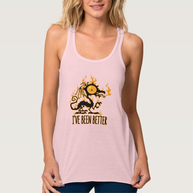I've Been Better Scorched Crispy Dragon Singlet (Front)