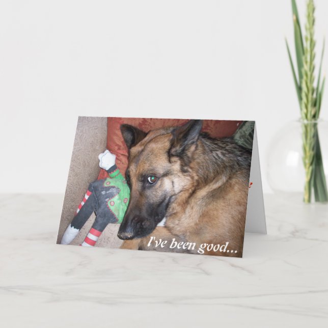 I've been good. holiday card (Front)